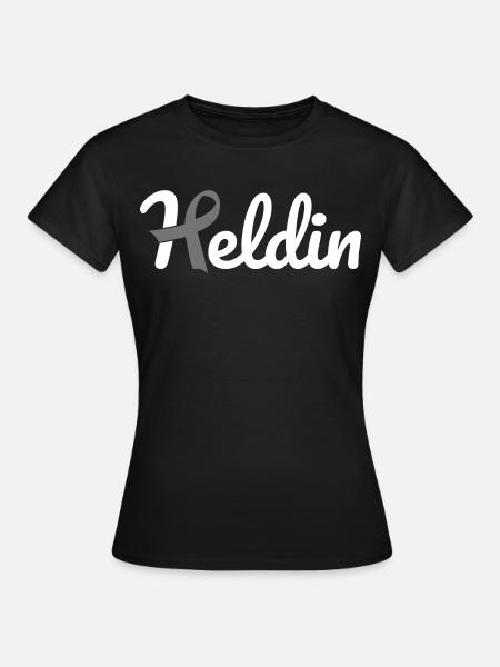 Heldin Krebs - Frauen T-Shirt - Schwarz
