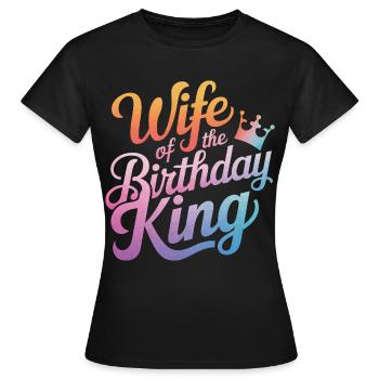 Frau Ehefrau Partnerin Familie Verheiratet - Frauen T-Shirt - Schwarz - Vorne - AI Model Female 172 dark (172cm)