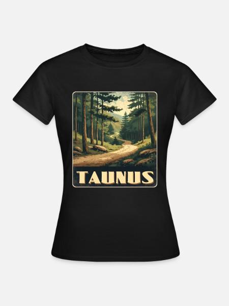 Taunus - Frauen T-Shirt - Schwarz