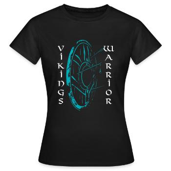 Vikings Warrior - T-shirt Femme - noir - Devant - AI Model Female 172 dark (172cm)