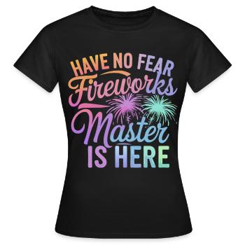 Pyrotechnics Fireworks Pyrotechnics - Women's T-Shirt - black - Front - AI Model Female 172 dark (172cm)