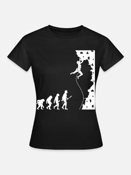 Kletterer Evolution Bouldering Climber - Women's T-Shirt - black