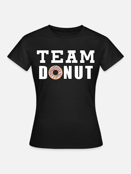 Team Donut - Frauen T-Shirt - Schwarz