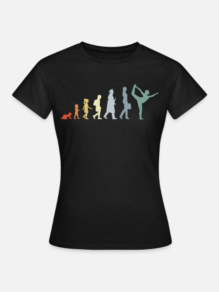 Entwicklung zur Yogalehrerin - Frauen T-Shirt - Schwarz