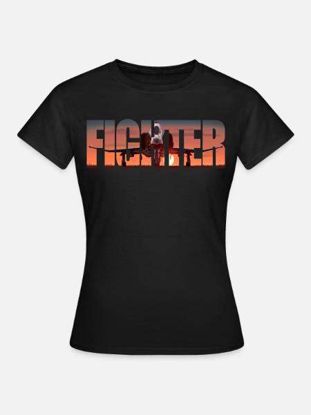 Fighter F-4 Phantom - Frauen T-Shirt - Schwarz