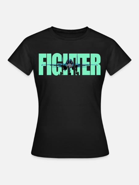 Fighter Su-34 - Frauen T-Shirt - Schwarz
