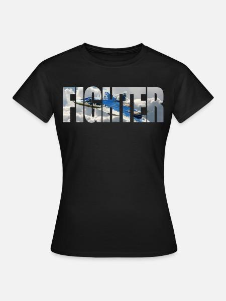Fighter Su-57 - Frauen T-Shirt - Schwarz