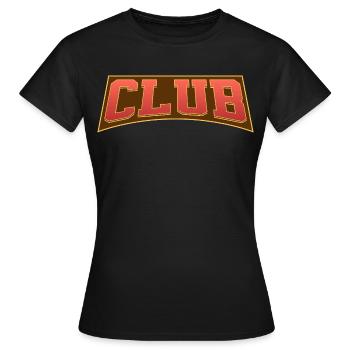 Club - T-shirt Femme - noir - Devant - AI Model Female 172 dark (172cm)