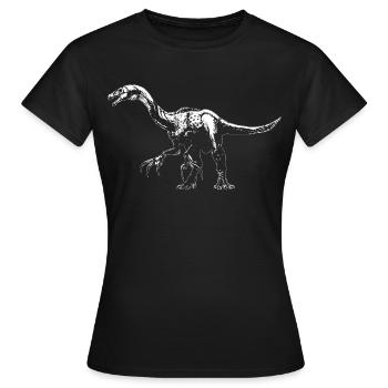 Dinosaurier Dino Beipiaosaurus Urzeit Geschenk - Frauen T-Shirt - Schwarz - Vorne - AI Model Female 172 dark (172cm)