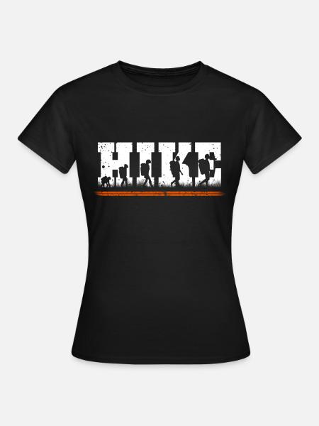 Hiking evolution - Women's T-Shirt - black