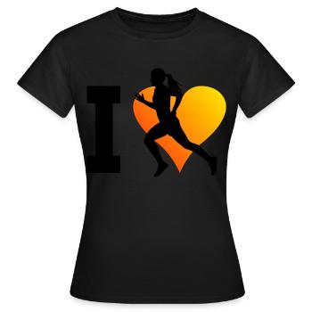Course Course Jogging Hommes Course Femmes - T-shirt Femme - noir - Devant - AI Model Female 172 dark (172cm)