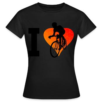 Vélo de route Hommes Vélo de route Vélo de route Vélo de route - T-shirt Femme - noir - Devant - AI Model Female 172 dark (172cm)