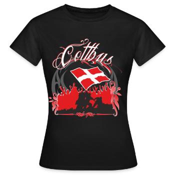 cottbus - Women's T-Shirt - black - Front - AI Model Female 172 dark (172cm)