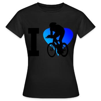 Vélo de route Cycliste de route Vélo de route Cyclisme de route Cyclisme de route - T-shirt Femme - noir - Devant - AI Model Female 172 dark (172cm)