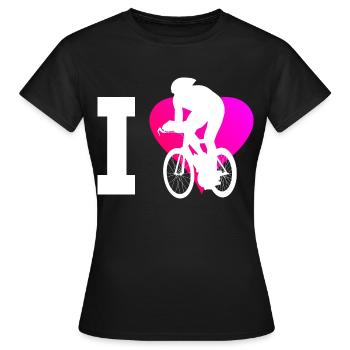 Cycliste de course de vélo de route Cycliste de course de vélo de route - T-shirt Femme - noir - Devant - AI Model Female 172 dark (172cm)