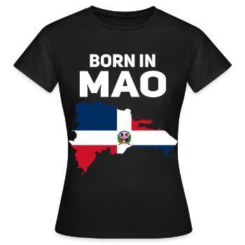 République dominicaine - T-shirt Femme - noir - Devant - AI Model Female 172 dark (172cm)