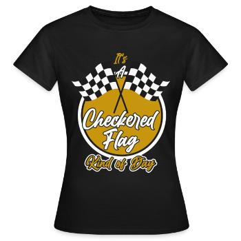 Rennstrecke Rennen Autorennen Autosport - Frauen T-Shirt - Schwarz - Vorne - AI Model Female 172 dark (172cm)