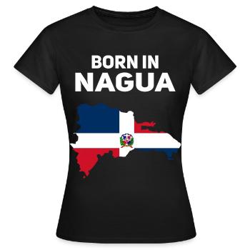 République dominicaine - T-shirt Femme - noir - Devant - AI Model Female 172 dark (172cm)