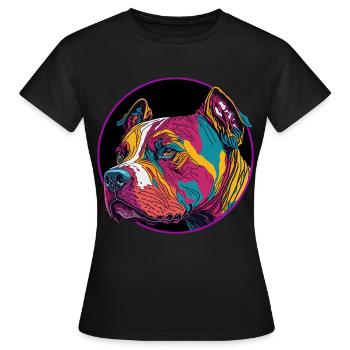 Tirage de fosse - T-shirt Femme - noir - Devant - AI Model Female 172 dark (172cm)