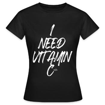 J’ai besoin de vitamine Cash Finanzielle Freiheit Geld Cash - T-shirt Femme - noir - Devant - AI Model Female 172 dark (172cm)
