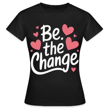 Altruisme Don désintéressé Donner d’école - T-shirt Femme - noir - Devant - AI Model Female 172 dark (172cm)