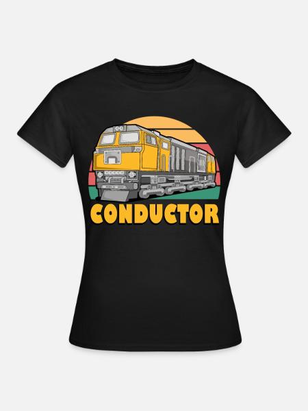 Zugführer - Frauen T-Shirt - Schwarz