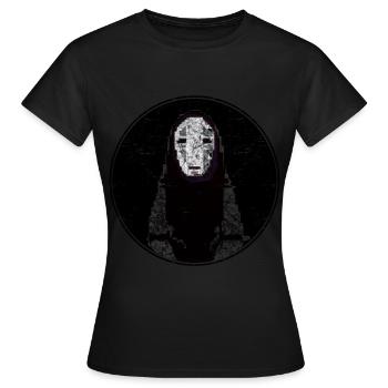 pas de visage - T-shirt Femme - noir - Devant - AI Model Female 172 dark (172cm)