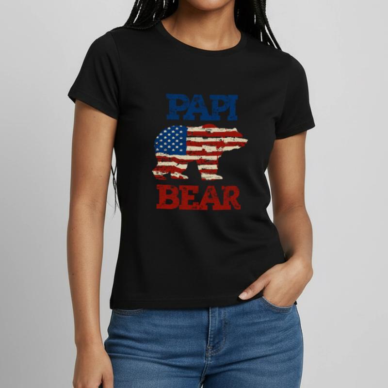 Rainbow PAPI Shirt, Retro PAPI, PAPI Sunset, PAPI T-shirt Femme