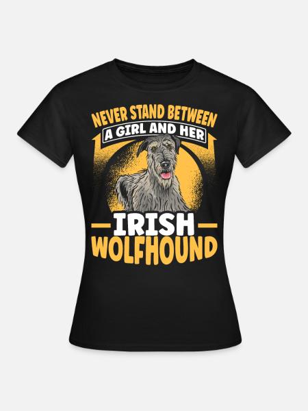 Irish wolfhound - Women's T-Shirt - black