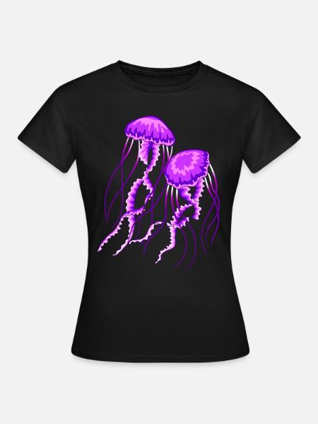 Méduse - T-shirt Femme - noir