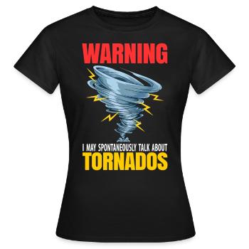 Meteorologe - Frauen T-Shirt - Schwarz - Vorne - AI Model Female 172 dark (172cm)