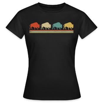 Buffle - T-shirt Femme - noir - Devant - AI Model Female 172 dark (172cm)