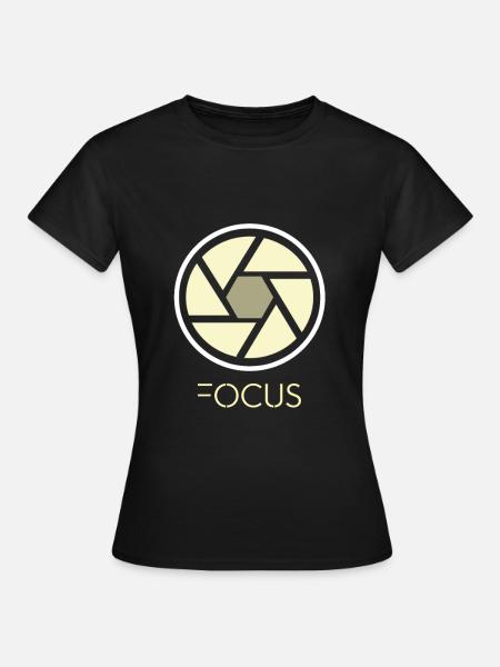 Fokus - Frauen T-Shirt - Schwarz