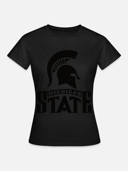 Michigan State - T-shirt Femme - noir
