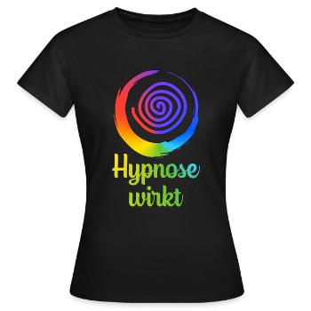 Hypnose Hypnotisch Hypnotisieren Team Geschenkidee - Frauen T-Shirt - Schwarz - Vorne - AI Model Female 172 dark (172cm)