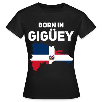 République dominicaine - T-shirt Femme - noir - Devant - AI Model Female 172 dark (172cm)