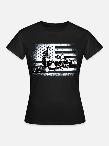 Zugführer - Frauen T-Shirt - Schwarz