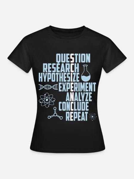 Science - Science Physique Biologie Nerd Geek - T-shirt Femme - noir