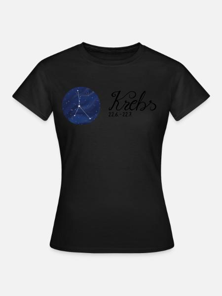 Sternzeichen Krebs Tierkreiszeichen Astrologie - Frauen T-Shirt -