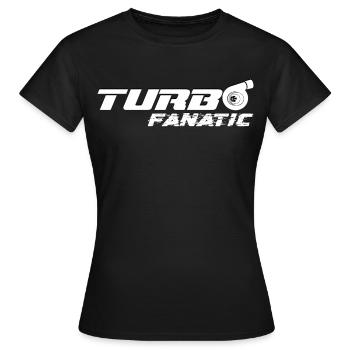 Turbo - T-shirt Femme - noir - Devant - AI Model Female 172 dark (172cm)