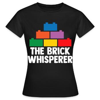 Brick Builder Brick Building Master Builder - Women's T-Shirt - black - Front - AI Model Female 172 dark (172cm)