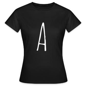 A - T-shirt Femme - noir - Devant - AI Model Female 172 dark (172cm)