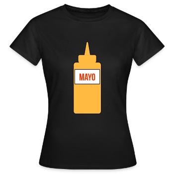 Flacon de mayo - T-shirt Femme - noir - Devant - AI Model Female 172 dark (172cm)