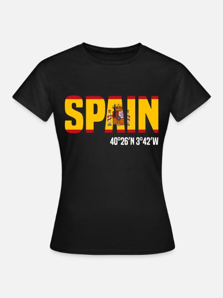 Spanien - Frauen T-Shirt - Schwarz