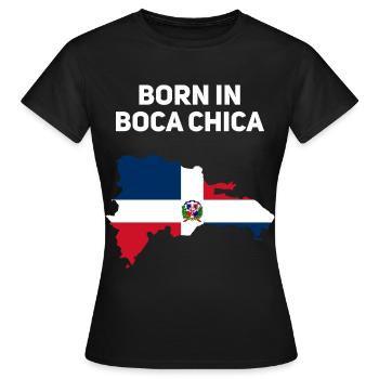 Boca Chica - T-shirt Femme - noir - Devant - AI Model Female 172 dark (172cm)