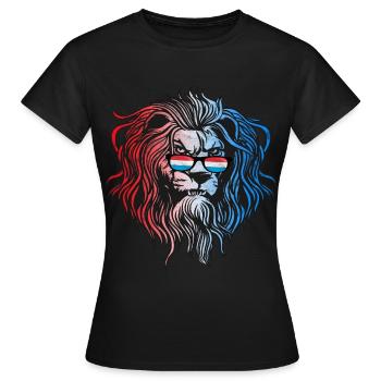 Luxemburg - Frauen T-Shirt - Schwarz - Vorne - AI Model Female 172 dark (172cm)