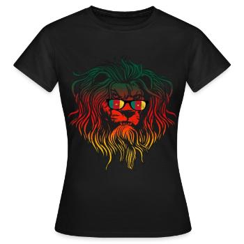 Cameroun - T-shirt Femme - noir - Devant - AI Model Female 172 dark (172cm)