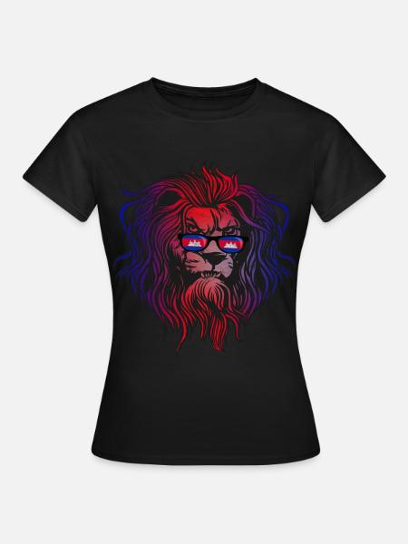 Kambodscha - Frauen T-Shirt - Schwarz