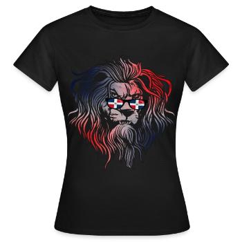 République dominicaine - T-shirt Femme - noir - Devant - AI Model Female 172 dark (172cm)