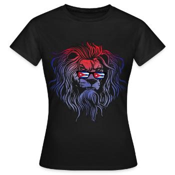 Cuba - T-shirt Femme - noir - Devant - AI Model Female 172 dark (172cm)